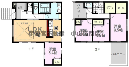  【間取り図】間取り図です。