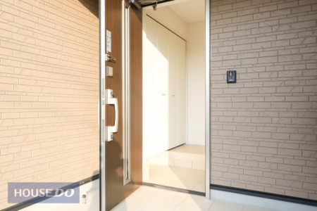  �y�h�Ɛݔ��z���n�����ʐ^�B�Q�d�ň��S�̃_�u�����b�N�B