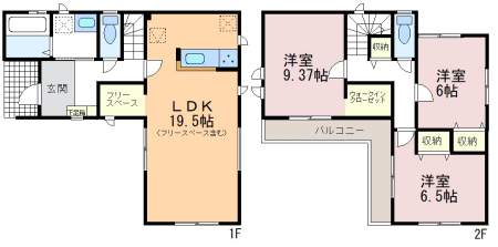  �y�Ԏ��}�zLDK���̃t���[�X�y�[�X�͗l�X�ȗp�r�Ɏg���܂��B�S�����U���ȏ�ł�Ƃ肠�鐶����