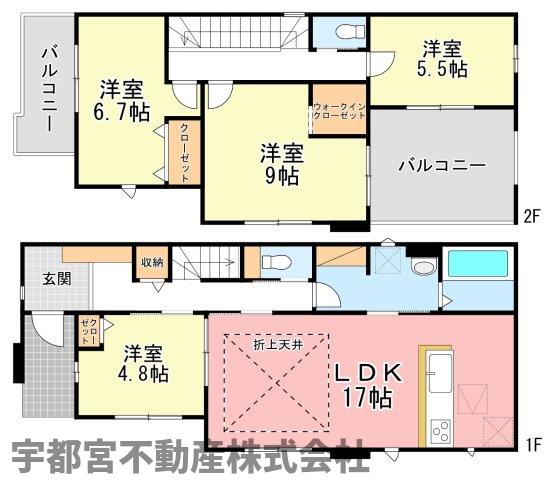  �y�Ԏ��}�z2�����@�L�X17����LDK�͐܏�V��ŊJ�����ǍD�B9���̎�Q���ɂ�WIC���������A2�̃o���R�j�[�œ���������ǍD�ł��B�e�K�Ƀg�C��������@�\�I��4LDK�̊Ԏ��ł��B