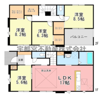  �y�Ԏ��}�z1�����@�Ԏ��}�ł��BLDK�P�V���ƍL���@�J�E���^�[�L�b�`������ ���n�����Ƒ��̏Ί�@good�ł��B