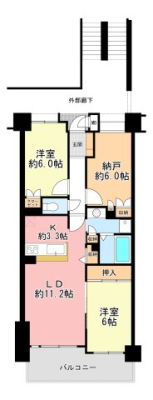  14.5����LDK�͂�Ƃ�̂��邭�났��ԂɂȂ��Ă���܂��I�܂��A�S�������[�t�������炨�������L�X�g���܂���