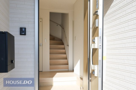  �y�h�Ɛݔ��z���n�����ʐ^�B�Q�d�ň��S�̃_�u�����b�N�B